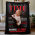 Personalized TIME Magazine Baby Blanket – Funny Custom Photo & Name | Baby of The Year Gift